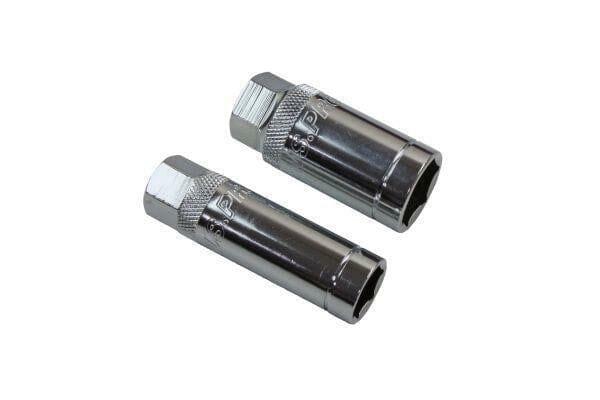 US PRO Tools 2pc 3/8" DR Magnetic Spark Plug Sockets 16 & 21mm 5882 - Tools 2U Direct SW