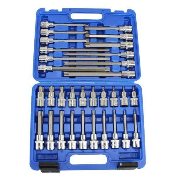 US PRO Tools 32pc 1/2" dr Torx, Star Bit Sockets Sockets Set For Ratchets 2294 - Tools 2U Direct SW