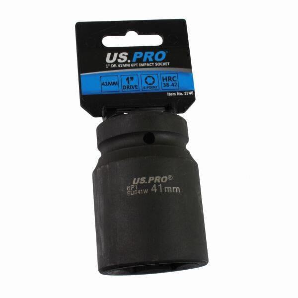 US PRO Tools 41mm 1" DR 6 Point Impact Socket 3746 - Tools 2U Direct SW