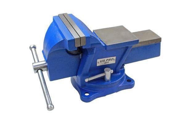 US PRO Tools 5” Heavy Duty Engineer Swivel Bench Vice Vise Clamp with Anvil 2665 - Tools 2U Direct SW