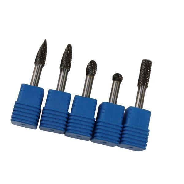 US PRO Tools 5pc 6mm Carbide Burr Set Burrs Tungsten Steel Hole Enlarger 7074 - Tools 2U Direct SW