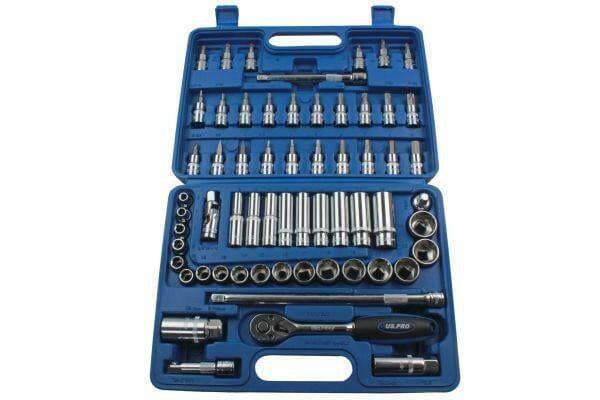 US PRO Tools 61pc 3/8" dr Socket Set Deep, Shallow, Bit Sockets Ratchet etc 3230 - Tools 2U Direct SW