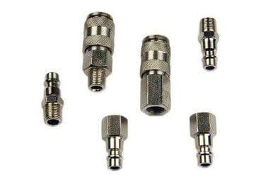 US PRO Tools 6PC Bag Of Euro Air Couplers And Plugs 8171 - Tools 2U Direct SW