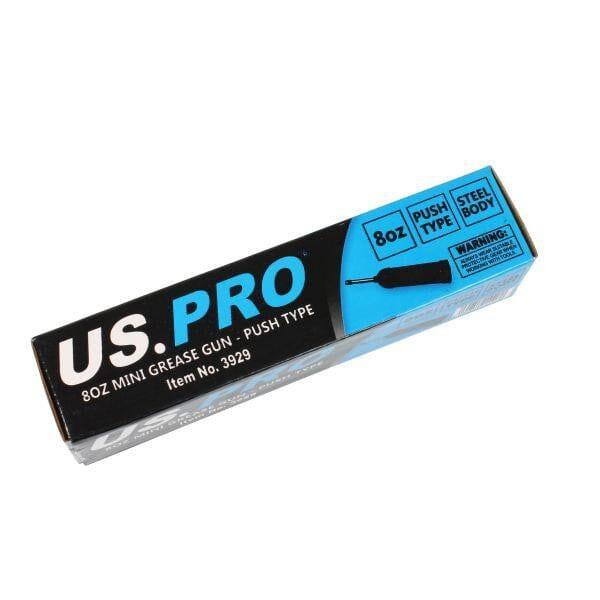 US PRO Tools 8oz Push Type Grease Gun - Mini Hydraulic Lubrication Fum 3929 - Tools 2U Direct SW