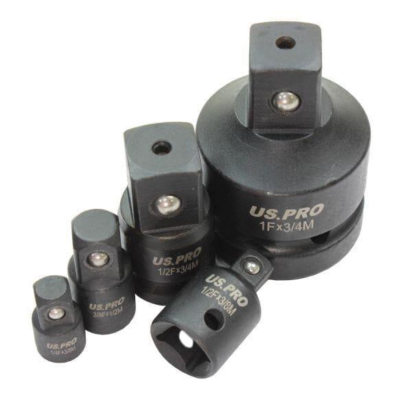 US PRO Tools 8pc Impact Adaptor Set, Reducer for Sockets, Wrench 3477 - Tools 2U Direct SW