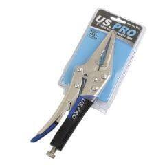 US PRO Tools 9 Inch Long Nose Locking Pliers With Soft Grip Handles 1847 - Tools 2U Direct SW