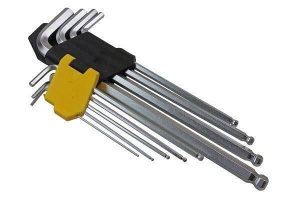 US PRO Tools 9pc Extra Long Ball Point Hex Keys Hex Set 1.5 - 10mm 2234 - Tools 2U Direct SW