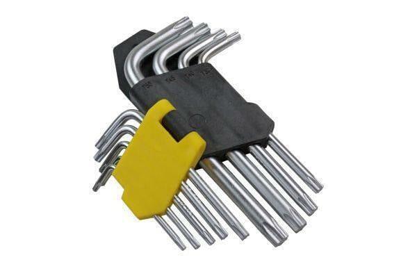 US PRO Tools 9pc Short Torx Star Key Set - Torxs Bits Keys 1615 - Tools 2U Direct SW