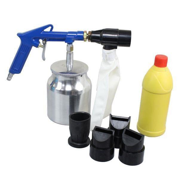 US PRO Tools Body Shop Sand Blaster Set With 4 Nozzles Air Sandblasting 8791 - Tools 2U Direct SW