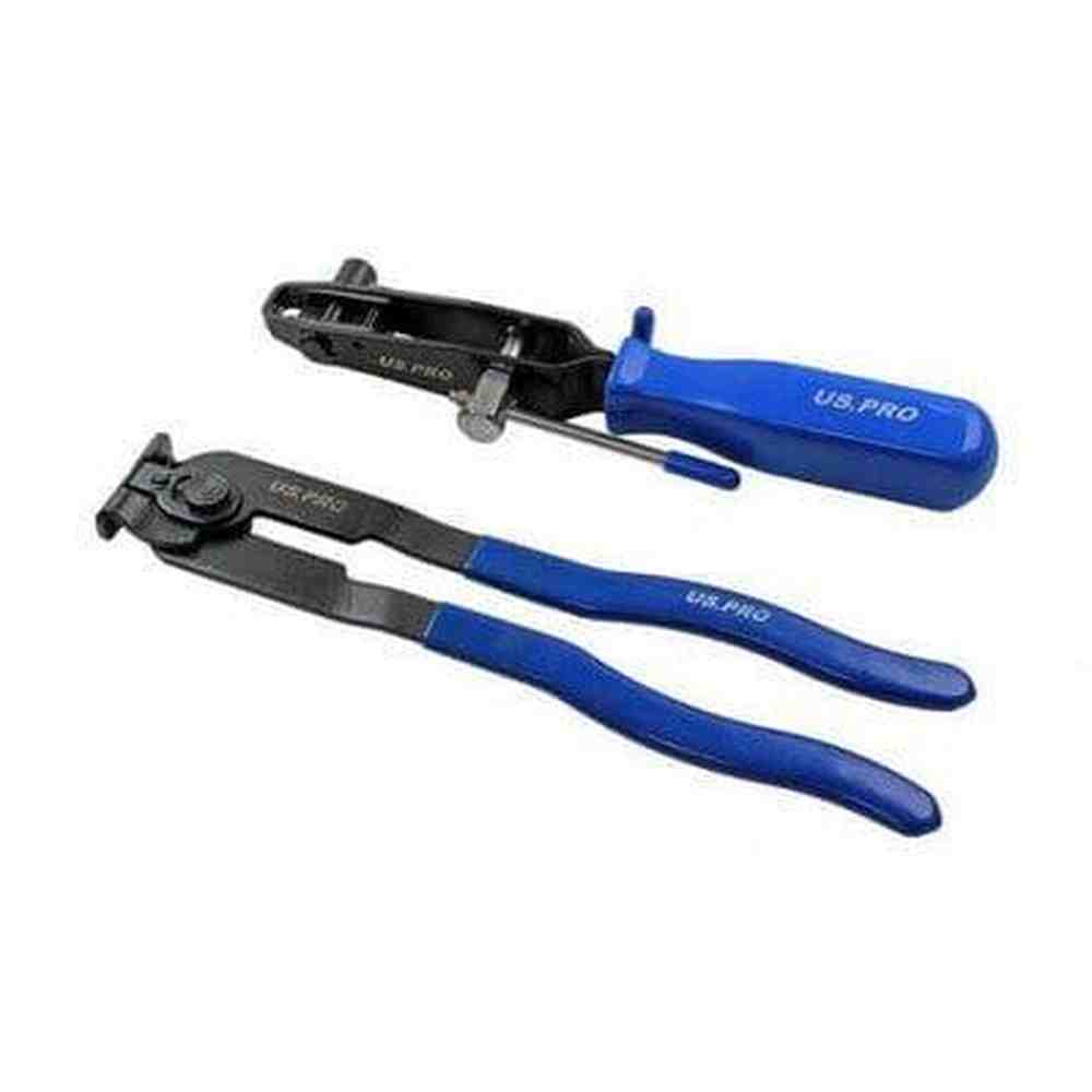 US PRO Tools CV Clamp Tool and CV Joint Boot Clamp Pliers Set 6258 - Tools 2U Direct SW