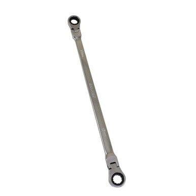 US PRO Tools Extra Long Double Ended Flex-Head Ratchet Spanner 14 & 15mm x 375mm 3870 - Tools 2U Direct SW