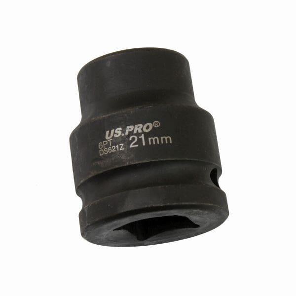 US PRO Tools Single 3/4" DR 21mm 6 Point Impact Socket 3695 - Tools 2U Direct SW