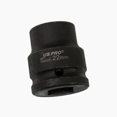 US PRO Tools Single 3/4" DR 22mm 6 Point Impact Socket 3696 - Tools 2U Direct SW