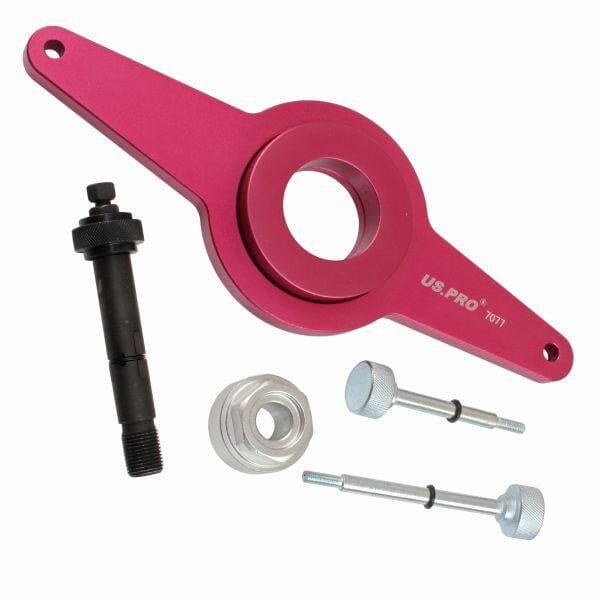 US PRO Tools Vibration Damper Holding Tool For VAG 1.8 / 2.0 TFSI / TSI 7077 - Tools 2U Direct SW