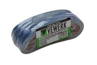 VEWERK 25pk 10 x 330mm Mixed Grit Zirconium oxide Sanding Belts Air Belt Sander 2149 - Tools 2U Direct SW