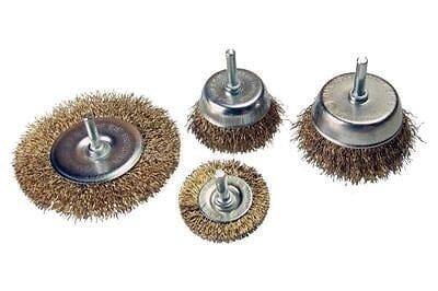 VEWERK BY BERGEN 24pc ROTARY WIRE BRUSH SET CUP BRUSH WHEEL SET B2107 - Tools 2U Direct SW