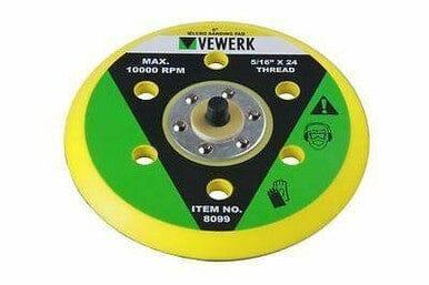 VEWERK BY BERGEN 6" Velcro Sanding Pad 6 Hole B8099 - Tools 2U Direct SW