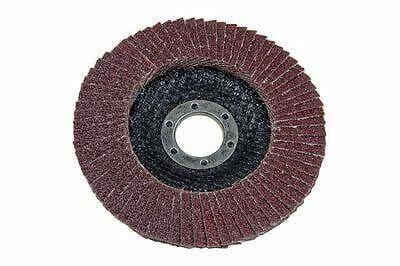 VEWERK BY BERGEN 60g OXIDE FLAP DISCS 115 x 22.2mm 10PK B8024 - Tools 2U Direct SW