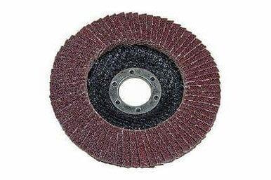 VEWERK BY BERGEN 60g OXIDE FLAP DISCS 115 x 22.2mm 10PK B8024 - Tools 2U Direct SW