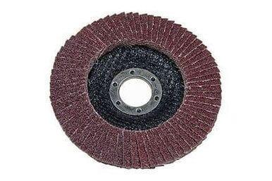 VEWERK BY BERGEN 80g OXIDE FLAP DISCS 115 x 22.2mm 10PK B8021 - Tools 2U Direct SW