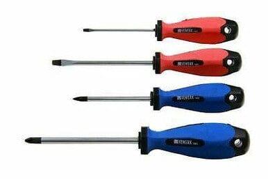 VEWERK TOOLS 7pc SOFT GRIP SCREWDRIVER SET POZI & SLOTTED B1583 - Tools 2U Direct SW